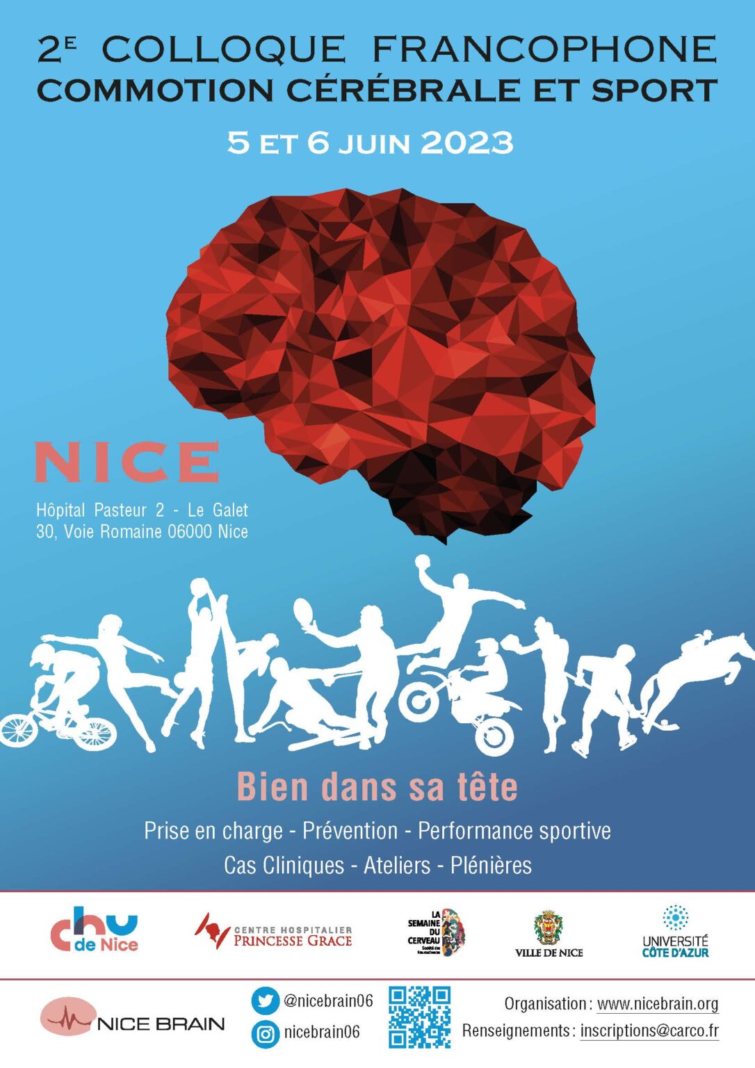Commotion cérébrale et sport – Association Nice Brain